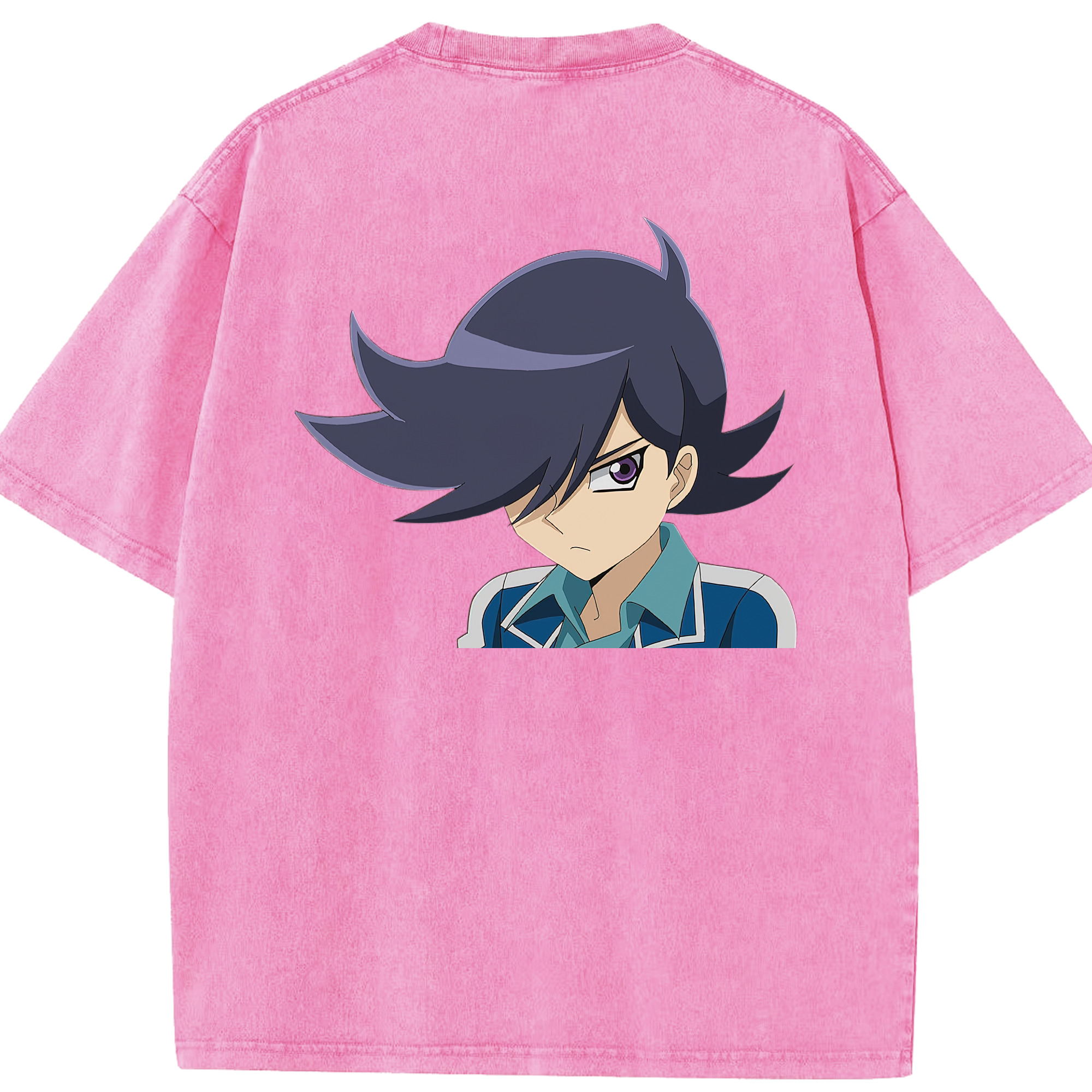（画像用） 遊☆戯☆王 Yu-Gi-Oh! 綿100% ヴィンテージ風 半袖Tシャツ（背面プリント）